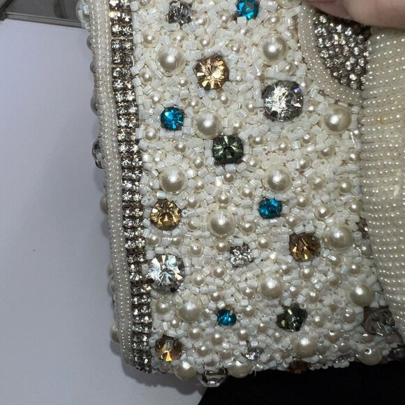 Vintage Addiction From a Distant Time Fully Beaded and Prong Set Rhinestone Bag - Picture 10 of 15